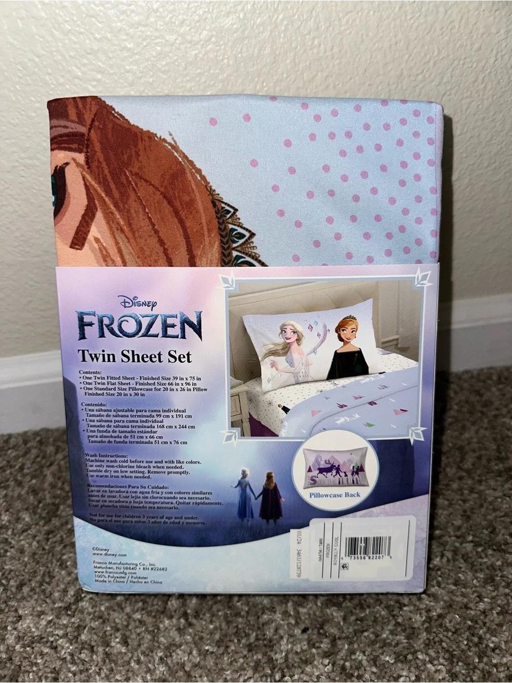 Disney Frozen Twin Sheet Set